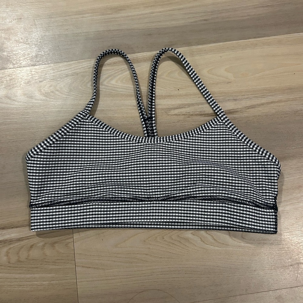 lululemon athletica Black and White Crop Top